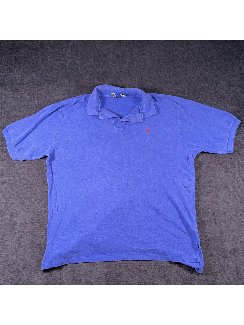 Polo Ralph Lauren Classic Blue Cotton Polo Shirt XL